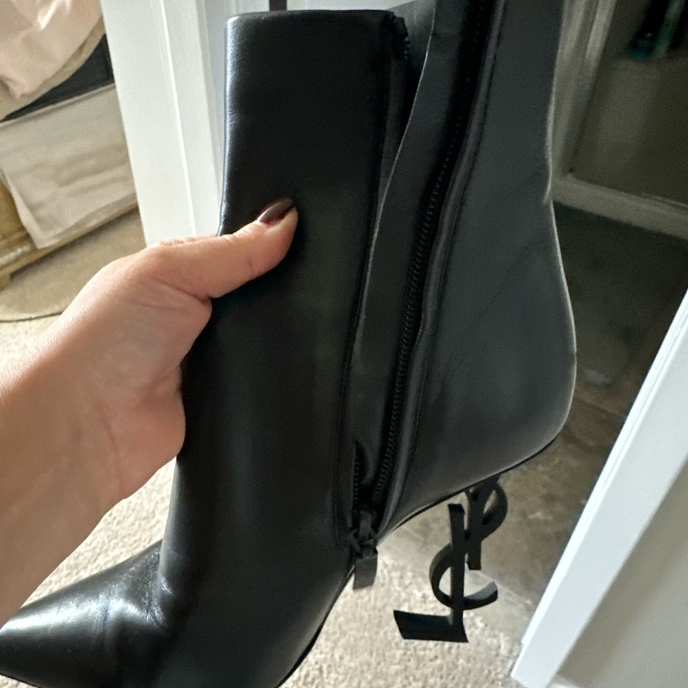 Gorgeous YSL booties , size 37. Never worn outside.